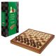 Folding Wooden Chess & Checkers Set