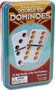 Dominoes Double 6 Color Dot Tin