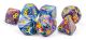 Mega-hedral Mosaic/yellow 7-Die Set