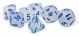 Mega-hedral Icicle/light blue Luminary 7-Die Set