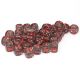 Translucent 12mm d6 Smoke/red Dice Block™ (36 dice)