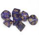 Speckled® Polyhedral Golden Cobalt™ 7-Die Set