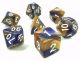 Gemini® Polyhedral Blue-Gold/white 7-Die Set