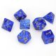 Vortex® Polyhedral Blue/gold 7-Die Set