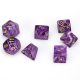 Vortex® Polyhedral Purple/gold 7-Die Set