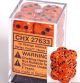 Vortex® 16mm d6 Orange/black Dice Block™ (12 dice)