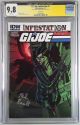 GI JOE INFESTATION 1 B CGC 9.8 SIGNED MIKE RAICHT