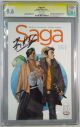 SAGA 1 CGC 9.6 SIGNED BRIAN K VAUGHAN YELLOW LABEL