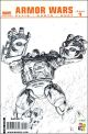 ULTIMATE COMICS ARMOR WARS #1 (OF 4) RETAILER SUMMIT EDITION SKETCH COVER