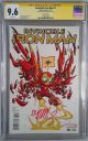 INVINCIBLE IRON MAN #1 (2015) CGC 9.6 SKOTTIE YOUNG SIGNED BABY VARIANT