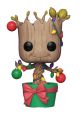 POP MARVEL GROOT W/ LIGHTS & ORNAMENTS VINYL FIG