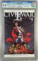 CIVIL WAR #4 CGC 9.8 M TURNER VARIANT COVER DEATH BILL FOSTER