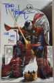 KING SPAWN #1 CVR I 1:250  MCFARLANE SIGNED RARE BLUE SHARPIE