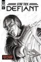 STAR TREK DEFIANT #7 COVER D 1:10 WARD B&W