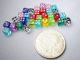 5mm d6 Transparent Assorted Dice Set (30)