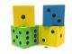 100mm 4 inch d6 Foam Dice Set (4)