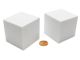 d6 50mm Blank Foam White Cube Dice (2)