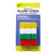 Counting Cubes 16mm Blank (12) d6 dice White, Yellow, Green, Red