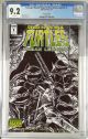 TMNT URBAN LEGENDS 1 IDW CONVENTION VARIANT B&W CGC 9.2