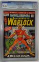 MARVEL PREMIERE 1 (1972) CGC 9.4 1ST HIM AS ADAM WARLOCK