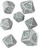 HP Dice Slytherin White Set