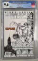 TEENAGE MUTANT NINJA TURTLES MICRO SERIES 1 CGC RAPHAEL 9.6 1:10 VARIANT B&W