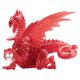 Original 3D Crystal Puzzle RED Dragon Deluxe