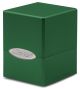 Satin Cube  Forest Green Deck Box