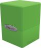 Satin Cube Lime Green