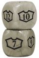 MTG 22mm Plains Loyalty Dice