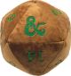 D&D Jumbo D20 Plush Copper Gre