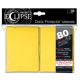 Pro-Matte Eclipse Standard Deck Protector Sleeves: Yellow (80)