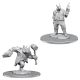 Magic the Gathering Unpainted Miniatures: Freelance Muscle and Rhox Pummeler