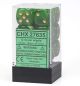 Vortex® 16mm d6 Green/gold Dice Block™ (12 dice)