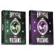 Playing Cards: Bicycle: Disney Villains Green or Purple