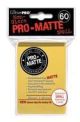 Pro-Matte Small Deck Protectors: Yellow (60)