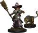 WizKids Wardlings Painted: W3: Girl Witch & Witch's Cat